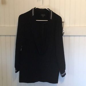 Topshop Blazer w/ Striped detailing
